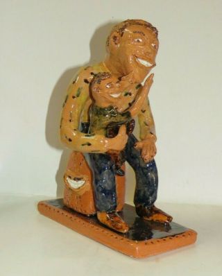 Vintage Billy Hussey Figure Piece / " Give A Smile " / Bh 62 / 6 - 24a
