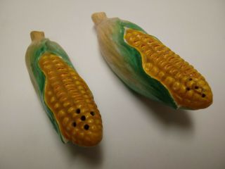 Vintage Corn Salt And Pepper Shakers Japan Hand Painted
