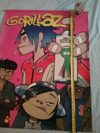 Gorillaz Promotional Vinyl Poster Double Sided In