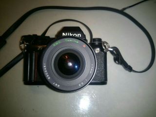 Nikon F3 Hp 35mm Slr Vintage Film Camera With Rmc Tokins 17 Mm 1 : 3.  5 67 Lens