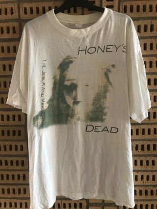 Rare Vintage 92 Concert T - Shirt Jesus And Mary Chain Shoegaze Honeys Dead Brxtn