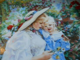 Vintage 1990 A Precious Time Collectors Plate by Sandra Kuck Reco Fine China 2