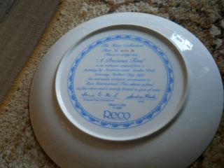 Vintage 1990 A Precious Time Collectors Plate by Sandra Kuck Reco Fine China 3