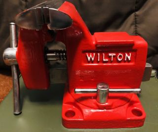 Vintage Wilton Vise 3 1/2 Inch Jaws Made In Usa