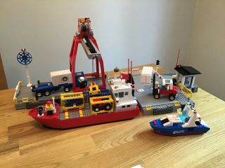 Vintage LEGO Classic Town 6542 Launch and Load Seaport Harbor 1991 100 Complete 2