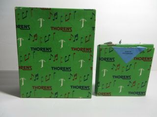 Vintage - Thorens 30 Tooth Music Box - Made In Switzerland - 10 Discs Mib