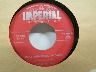 Jackie Walker - Oh Lonesome Me/Only Teenagers Allowed - Rockabilly - 7 