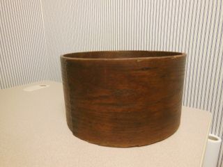 Antique 19th C Wood Grain Measure Box 11 1/2 " Signed " Cragin Wilton Nh "