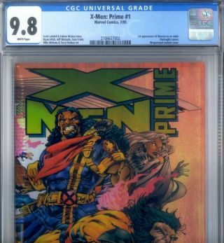 Primo: X - Men Prime 1 Nm/mt 9.  8 Cgc Acetate Cover Onslaught Marvel Movie Comics