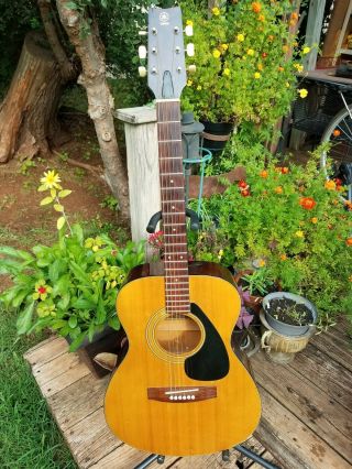 Vintage Yamaha Fg - 110 - 1 Gand Concert Guitar.  This Is A Well Played Guitar