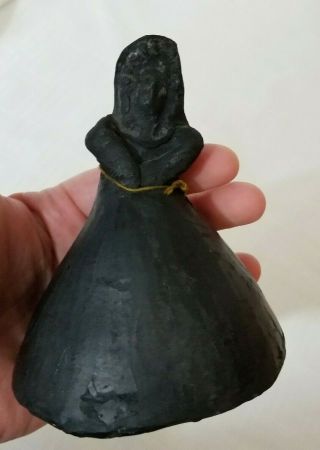 Antique Art Volcano Ash Bell Hand Crafted Unique Primitive Tribal Decor