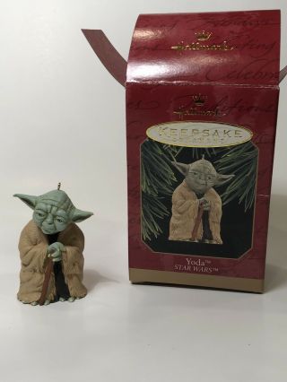 Hallmark Star Wars Yoda 1997 Christmas Keepsake Ornament