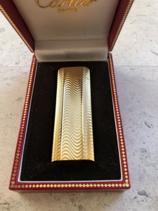 Stunning Cartier Gold Vintage Lighter Collectible