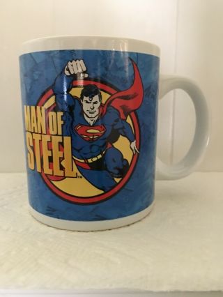 Superman Man Of Steel Dc Comics Coffee Mug/cup
