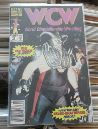 Wcw 12 Marvel Comics Final Issue Low Print Run Newsstand