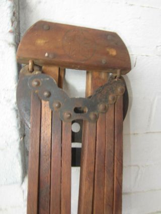 Antique Primitive Wood Clothes Drying Rack Wooden Hanger 8 Arms 2