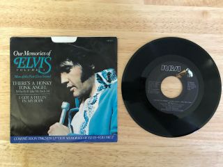 Elvis Presley There’s A Honky Tonk Angel/i Got A Feelin In My.  7” Rca Pb - 11679