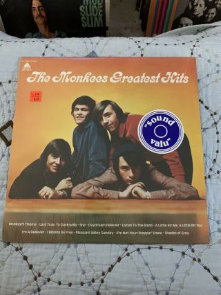 The Monkees ‎– The Monkees Greatest Hits Vinyl Lp