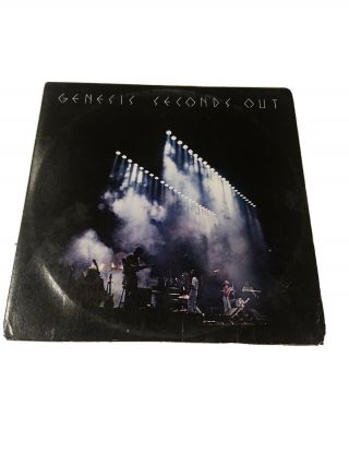 Genesis,  Seconds Out 2 Lps Vinyl Near - 1977 Gatefold Album.