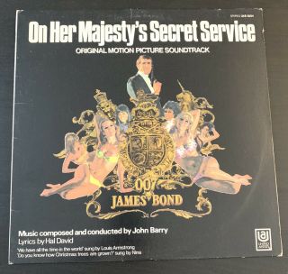 Soundtrack Lp - On Her Majesty’s Secret Service James Bond 007 Lp Record Album