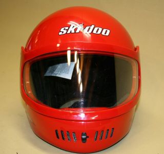 Vintage - Red,  Ski - Doo Snowmobile Helmit,  1991