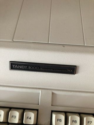 Vintage Tandy 1000 HX Personal Computer Model 25 - 1053 No Monitor Power 2