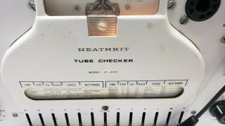 Vintage Heathkit IT - 3117 vacuum tube checker tester 2