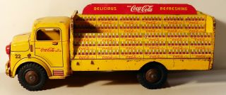 Dte Vintage Wyandotte Toys Pressed Steel Coca Cola Coke Truck 17 " L X 6 " W X 7 " H