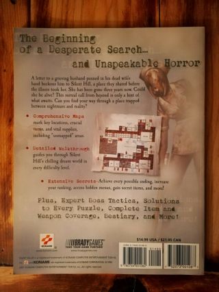Silent Hill 2 Official Strategy Guide - Brady Games - Classic PS2 Konami 2