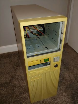 Vintage Desktop Computer Tower And 486 Motherboard Ap43 Only,  Incomplete,