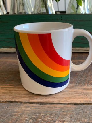 1984 Rainbow Coffee/tea Mug By Ftd Show Your Pride Retro/80 