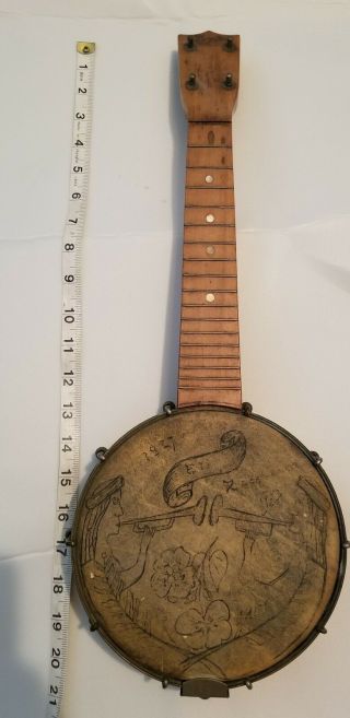 Vintage Gretsch American Clarophone Banjo 1937 4 String