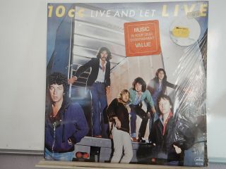 10cc/live And Let Live/double Lp/1977/sealed/never Opened/vinyl Record