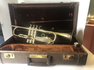 Vintage Olds Ambassador Trumpet Outfit 1971 W/olds 7c Mouthpiece & Olds Case