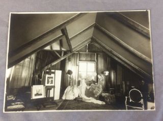 3 Vintage Photos Photographer Alfred Cheney Johnston Studio Camera Home Pin Up 2
