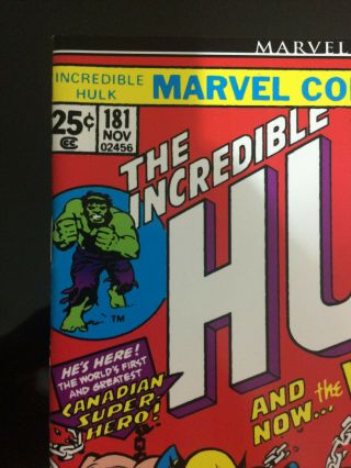 Incredible Hulk 181 1st WOLVERINE - Marvel Mexico in Spanish 2