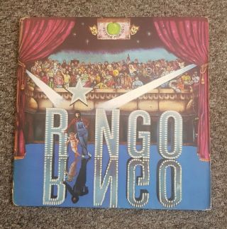 Ringo Starr Ringo Lp Apple Records ‎pctc 252 With Booklet Inside Vg,