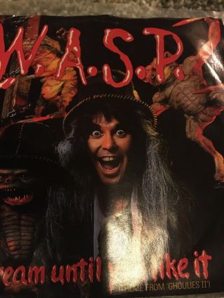 Wasp Scream Until You Like It 45’ Vinyl 3