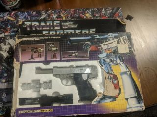 1984 Transformers G1 Vintage Megatron - 100 Complete Boxed Broken