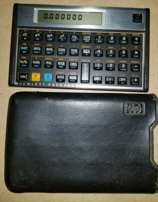 Vintage Hp - 15c Scientific Calculator W/ Case