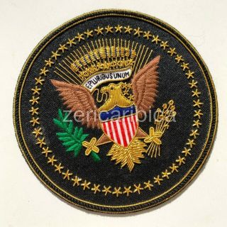 PRESIDENTIAL SEAL AIR FORCE ONE BULLION PATCH AND AB EMBLEM LIMO PATCH 2