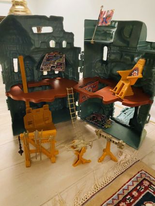 Vintage Castle Grayskull Motu Masters Of The Universe W Box