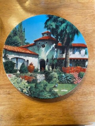 Vintage Collector Plate " The Mission " By Robert Mcginnis - Home Sweet Home