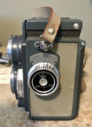 Vintage Rolleiflex 3.  5f TLR 4x4 1931 - 1938 Baby Rolleiflex Camera 3