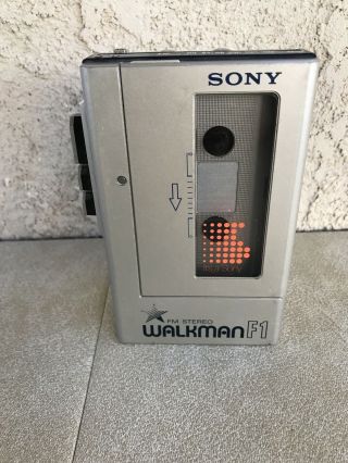 Vtg Sony Walkman F1 Vintage Fm Stereo Radio/cassette Player