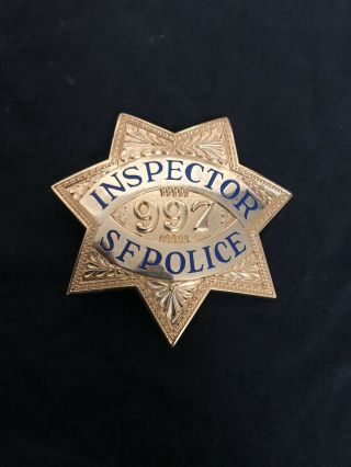 Obsolete - San Francisco Police Inspector Badge