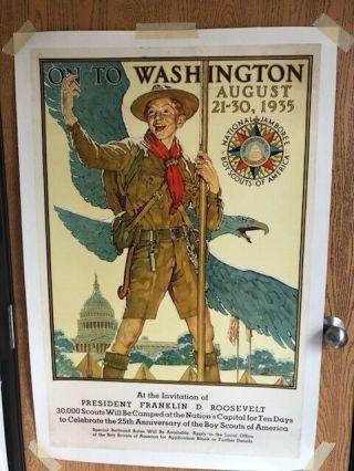 1935 Boy Scout Jamboree Poster (by Norman Rockwell)