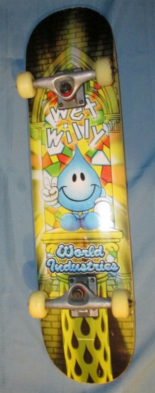 World Industries Skateboard Vintage Wet Willy All Deck And Wheels