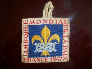 Boy Scout 1947 World Jamboree Patch