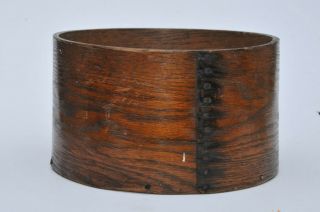 Antique 19th C Wood Grain Measure Box 9 " Wide Signed Cragin Wilton Nh